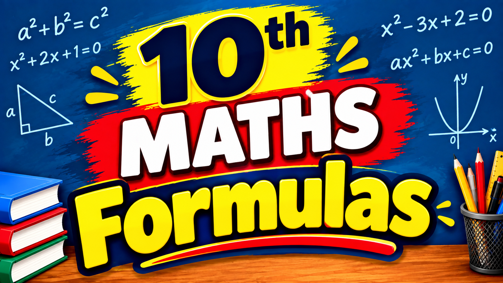 10th Maths Chapter-2 Formulas